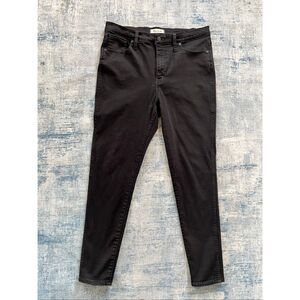 Madewell Black High Rise Skinny Jeans Women's 32"